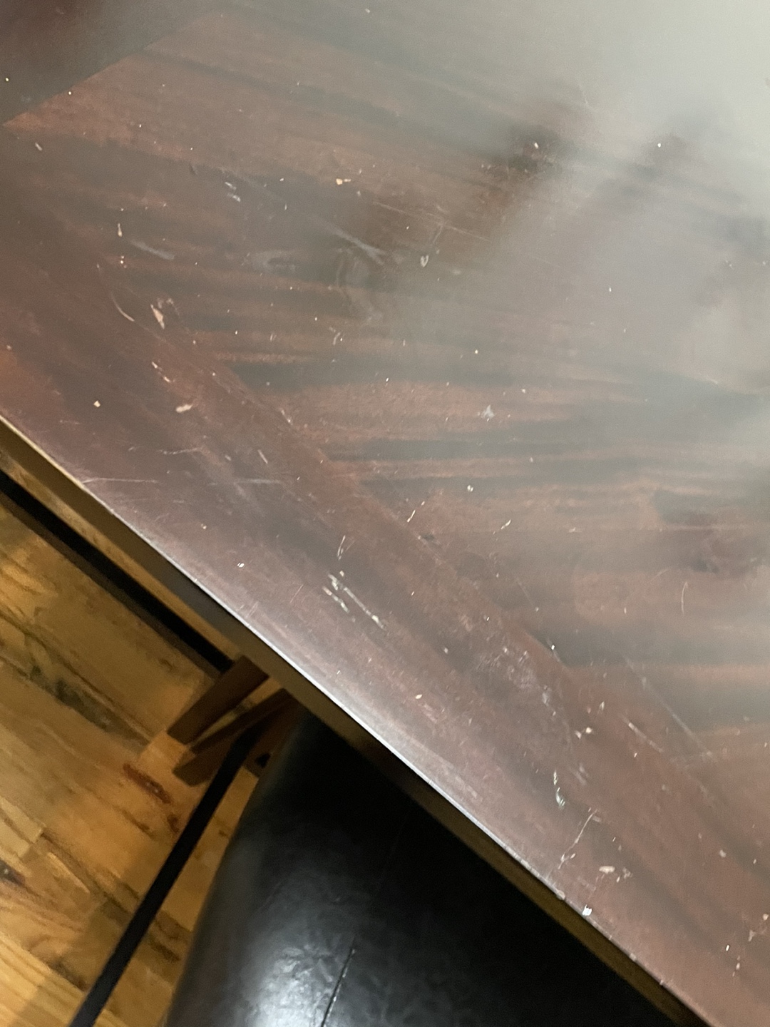 Table - sturdy brown high top table - photo 5
