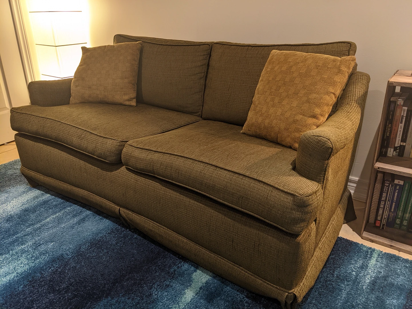 Barrymore Couch With Custom Green Upholstery - photo 2