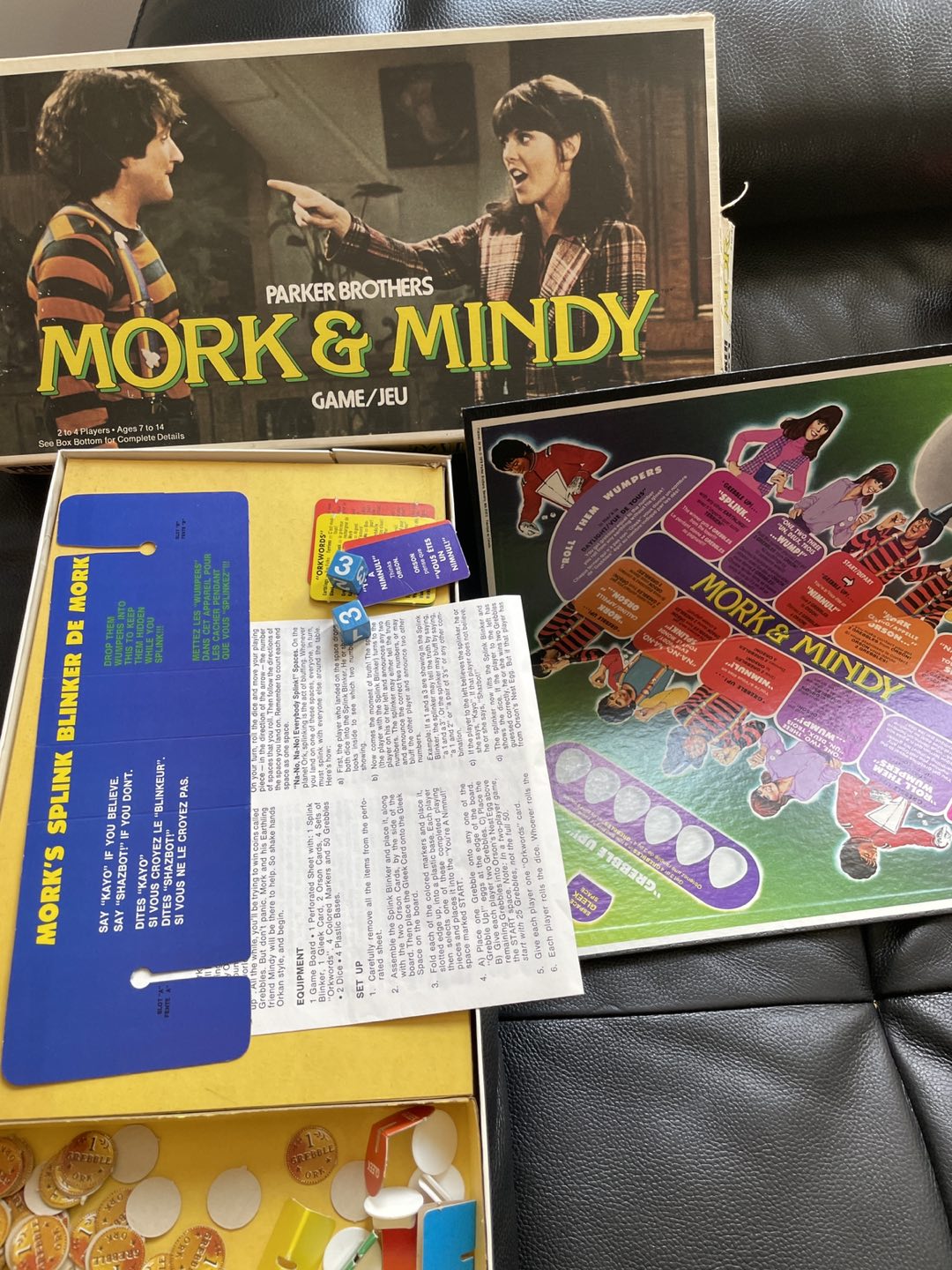 Vintage Mork & Mindy Board Game - Parker Brothers 1979  thumbnail