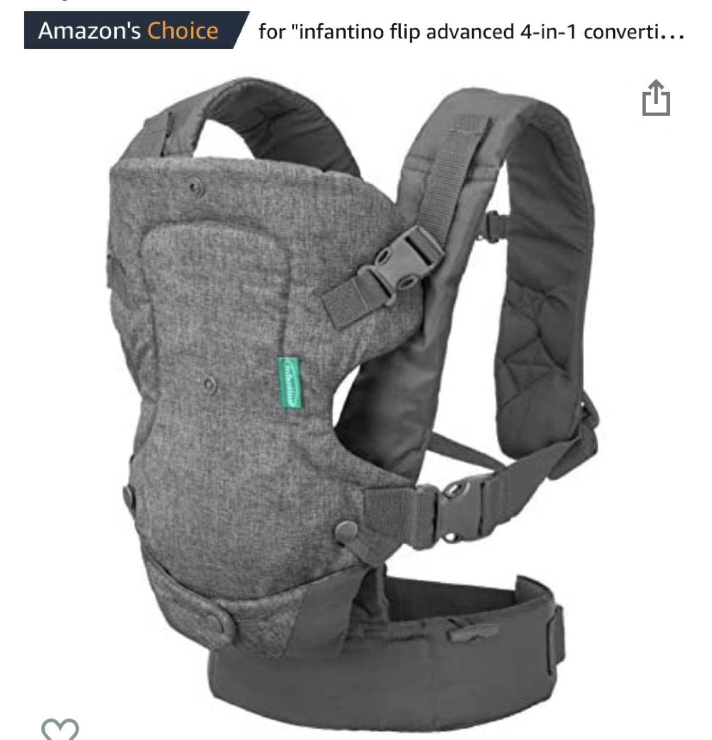 Infantino baby carrier