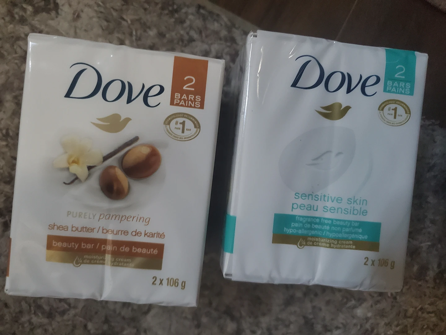 Brand new Dove 2 pk soaps $2 ea pack thumbnail