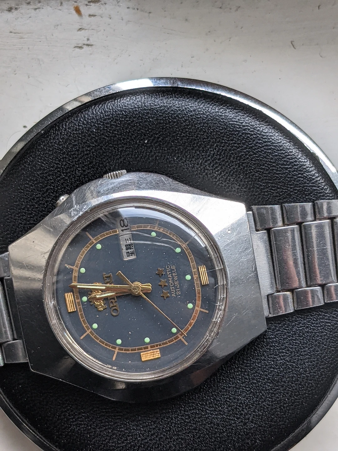 Vintage Orient 3 Star automatic watch. Decent, working condition - photo 2