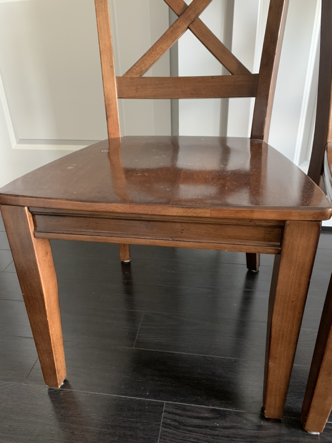 Wooden 3chairs - photo 2