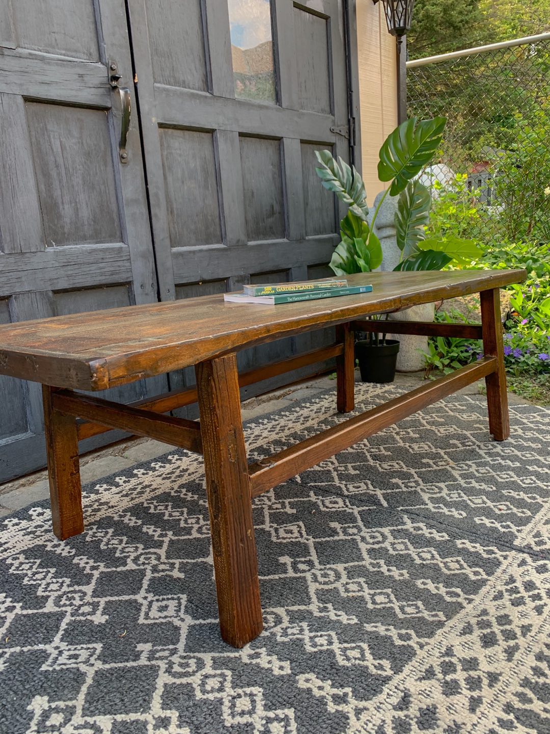 Rustic Solid Wood Coffee Table  - photo 3