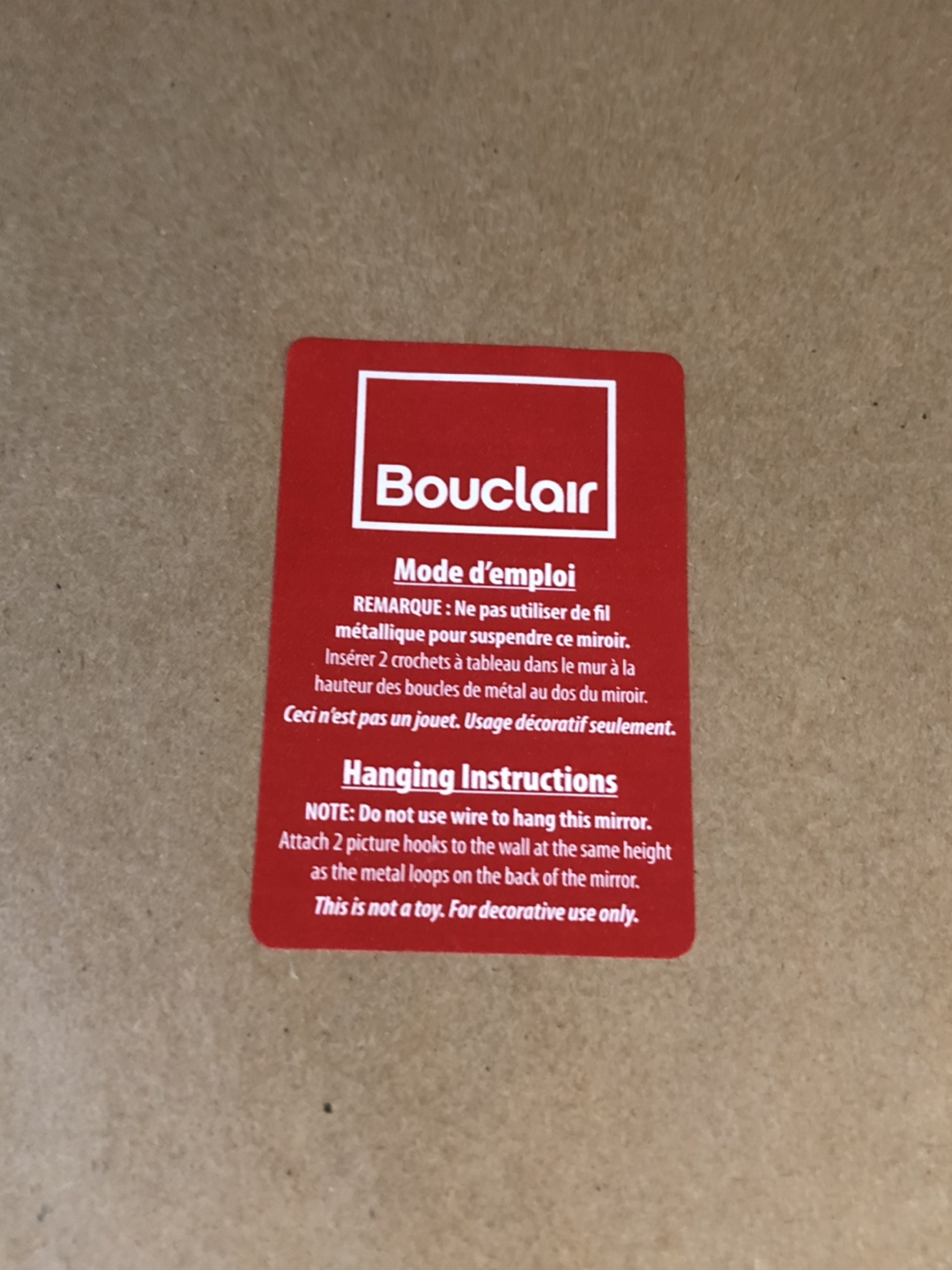 Silver Bouclair Mirror  - photo 4