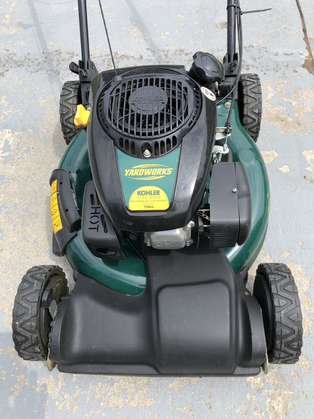 Yard Works 3-in-1 lawn mower image indicator(2)