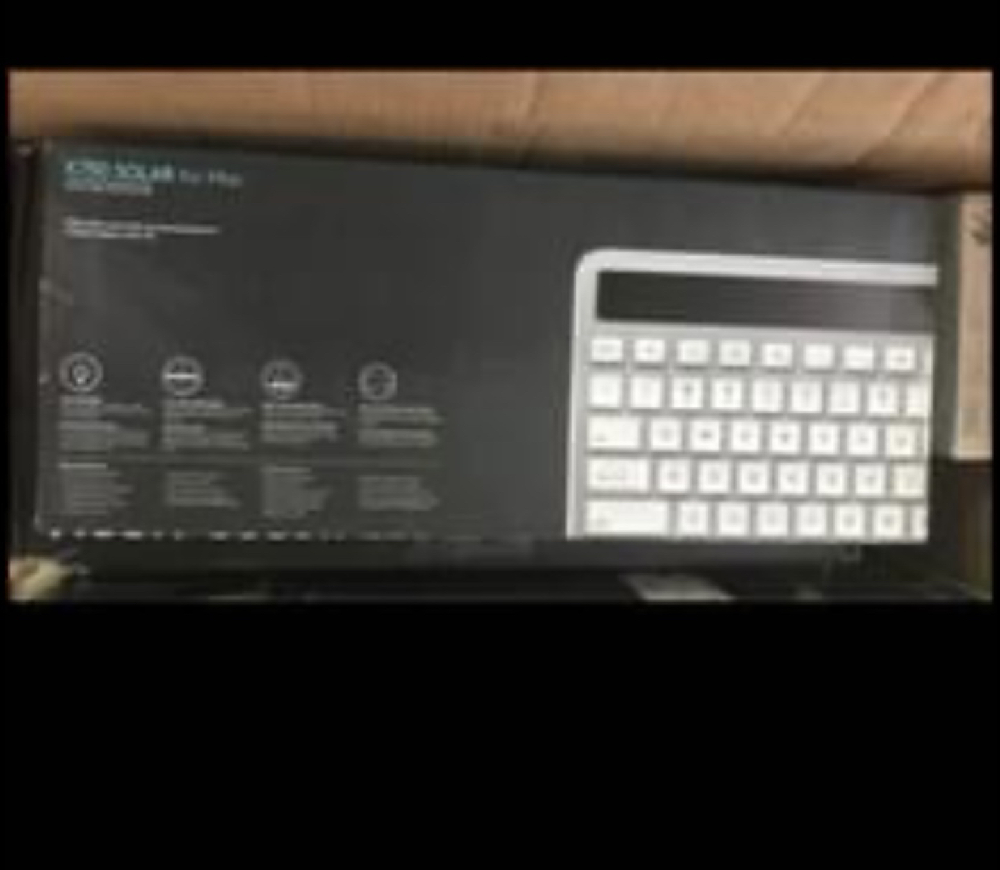 Wireless solar rechargeable keyboard - photo 3