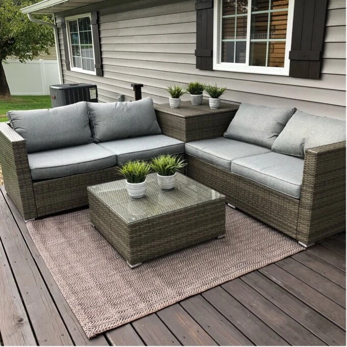 4 Piece conversation set. Patio furniture. NEW!
