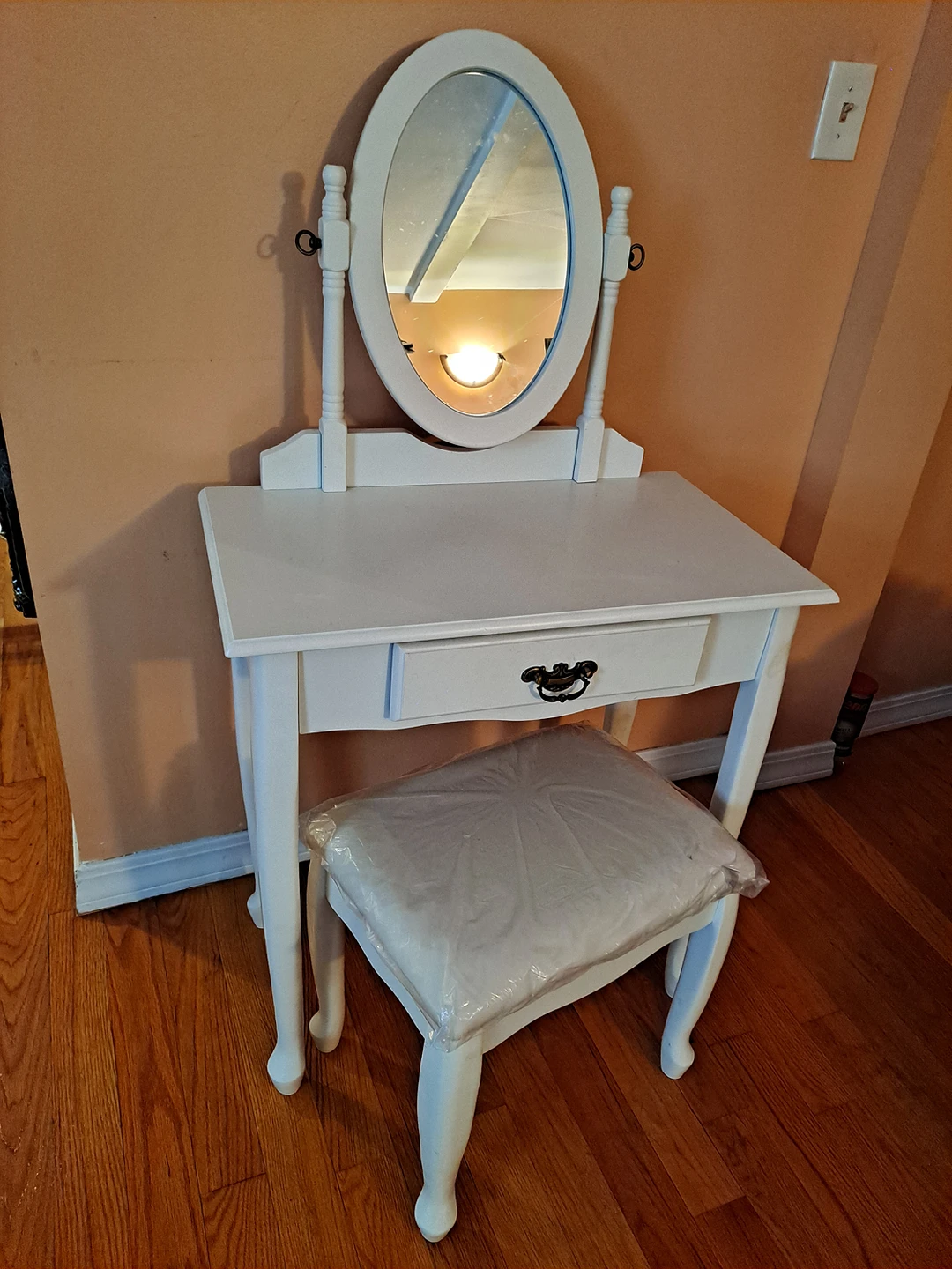 Vanity set with bench and mirror - photo 5