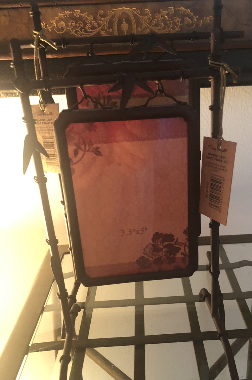 Two bamboo photo frames  image indicator(2)