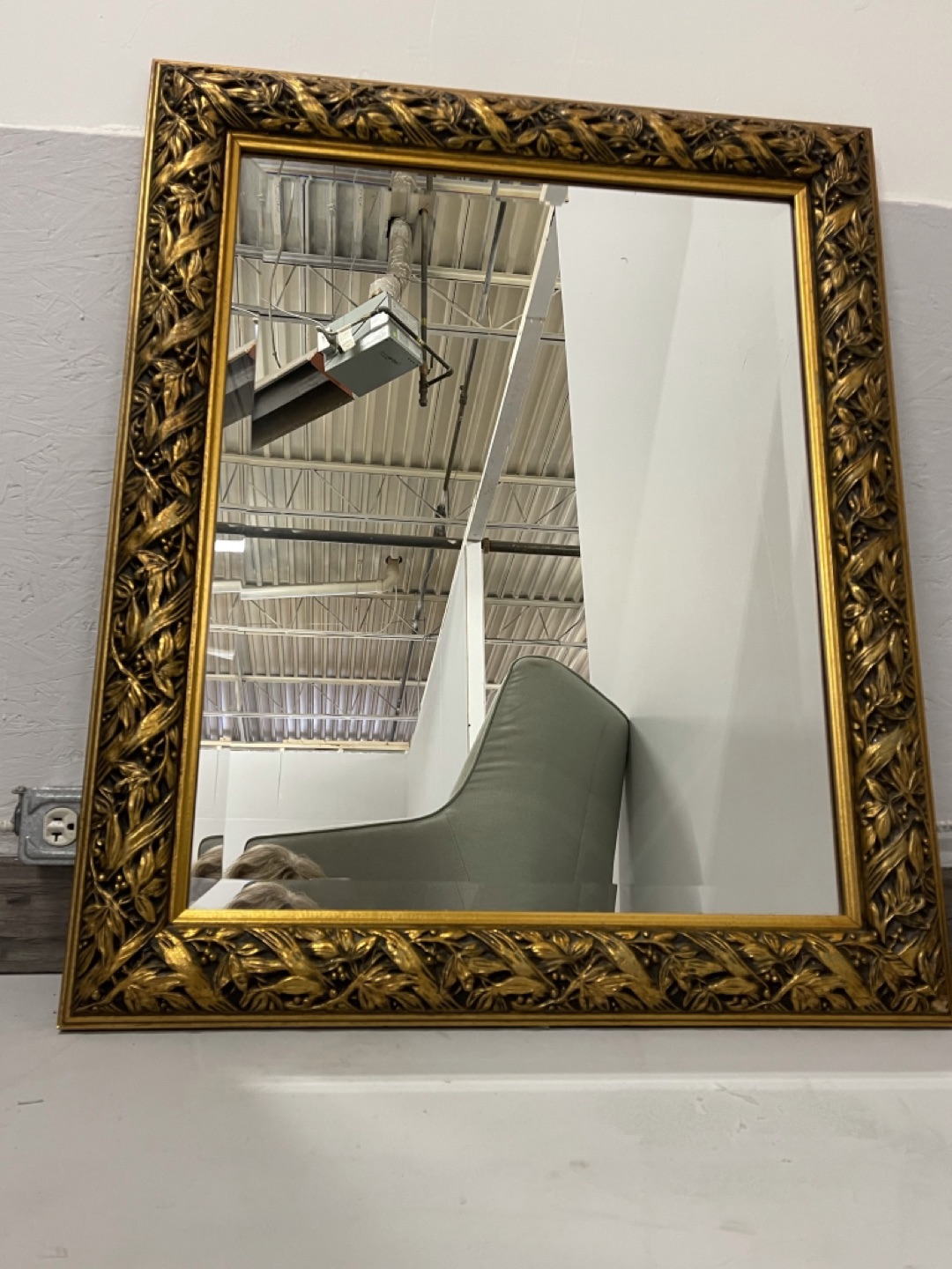 Vintage Ornate Framed Mirror thumbnail