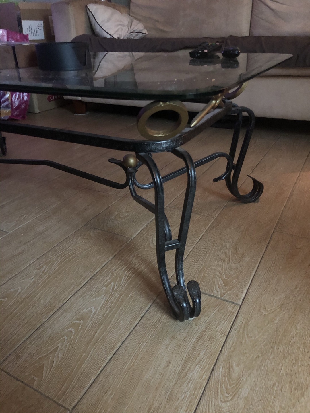 Glass Coffee table w/ 2 side table thumbnail