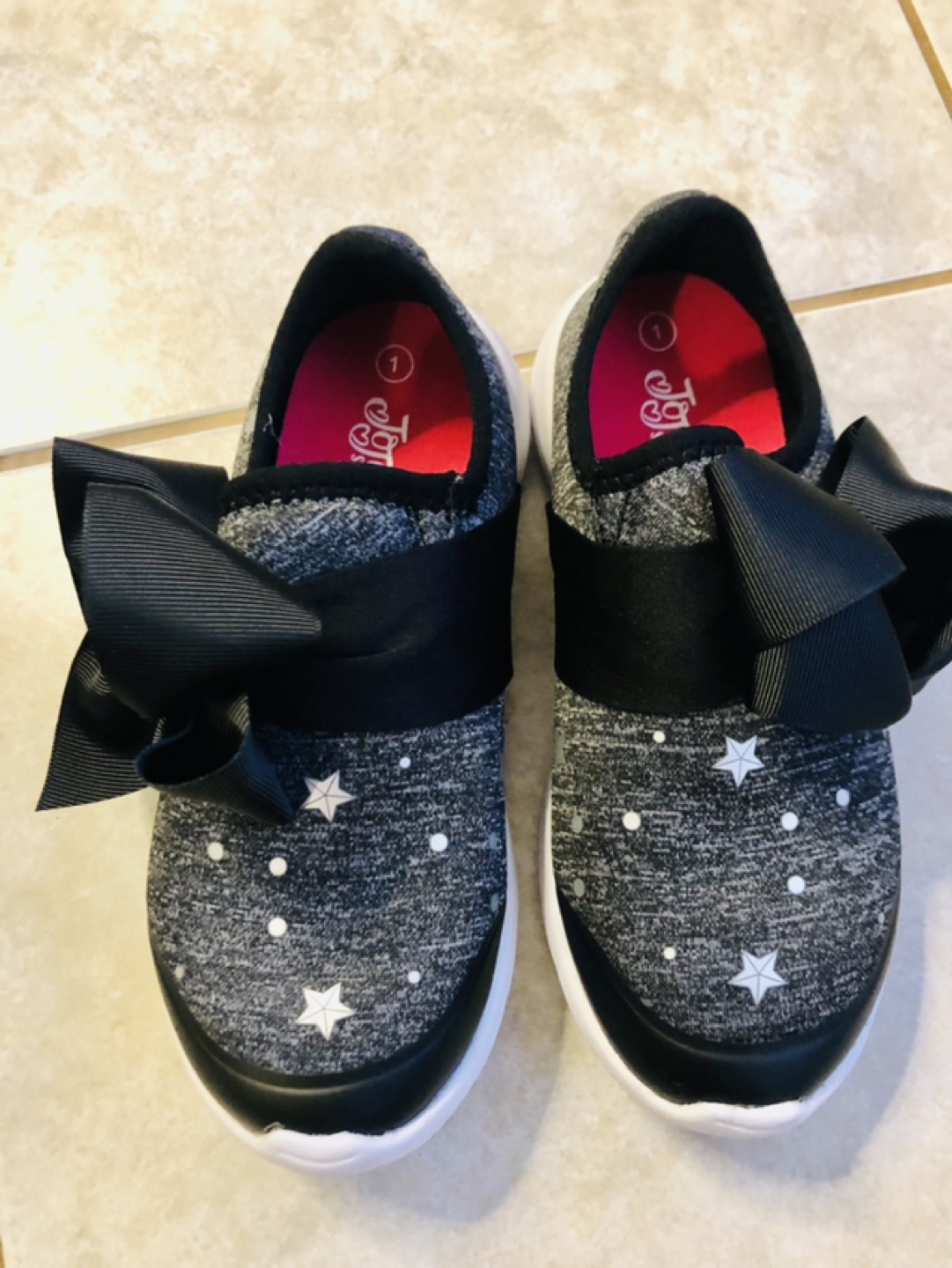 Brand New Jojo running shoes for girls size 1 thumbnail