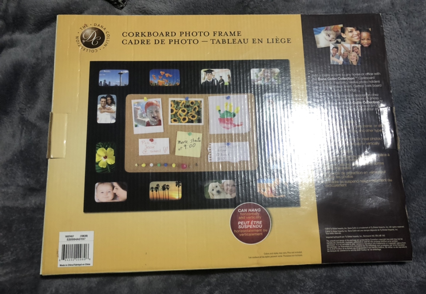 Corkboard Photo Frame New $10. PickUp: Eglinton-Mt.Pleasant  - photo 3