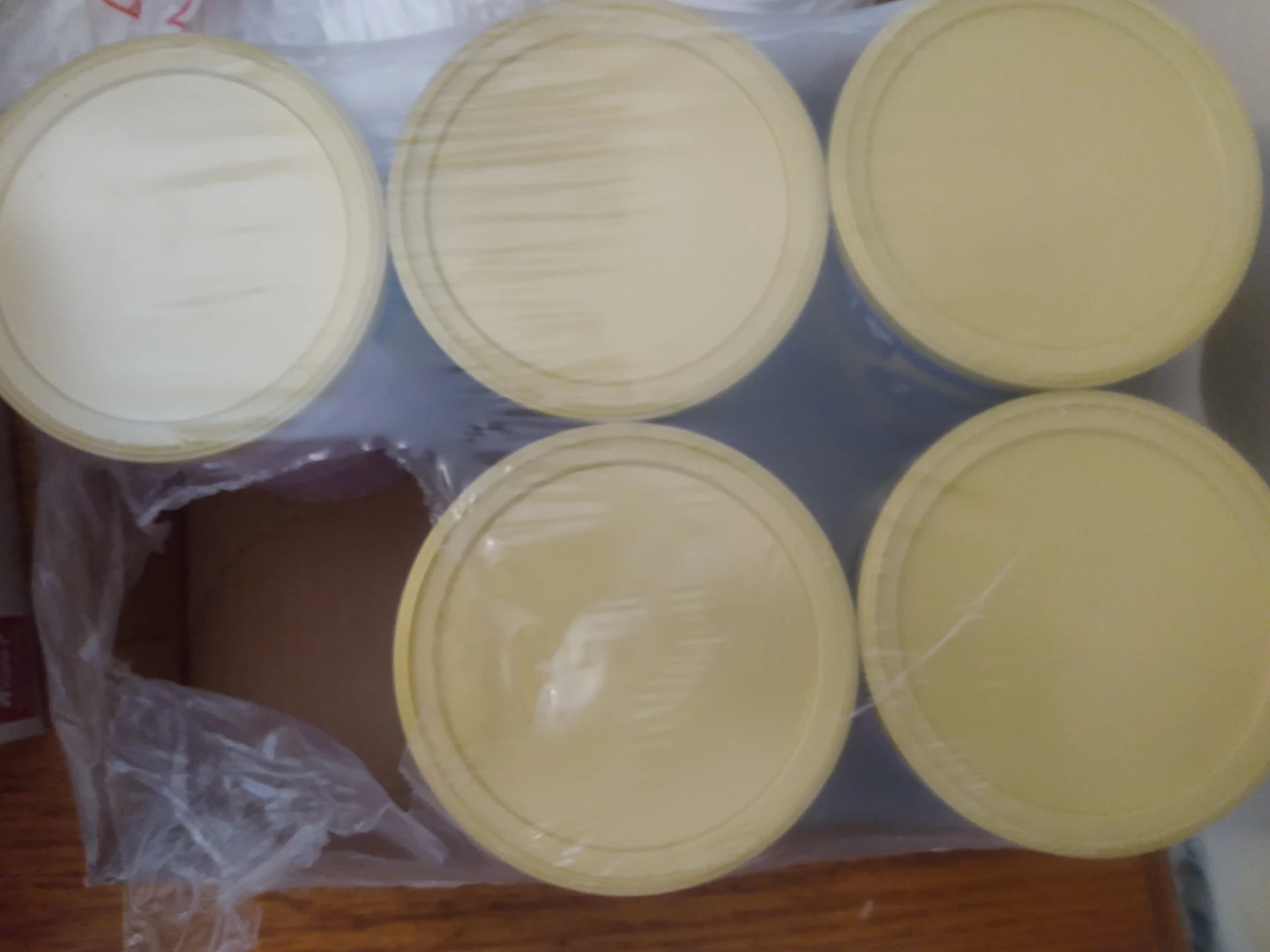5 CANS ENFAMIL GENTLEASE FOR BABY