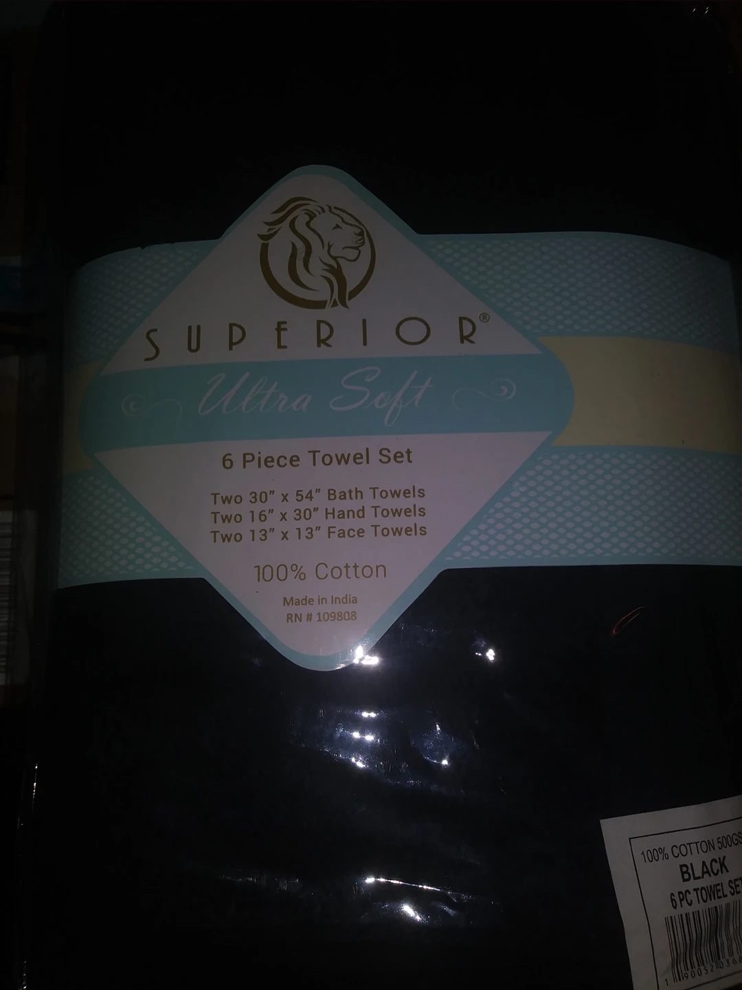 Superior Ultra Soft 6 piece towel set