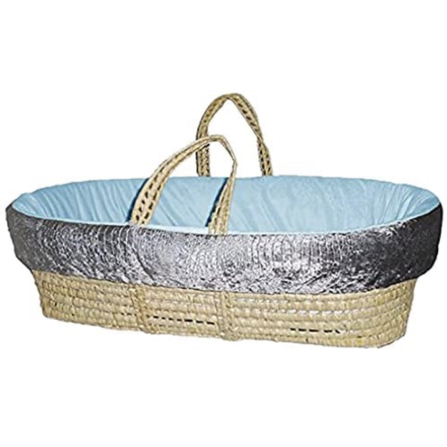NEW BabyDoll Croco Minky Moses Basket bed w Handle Made In USA