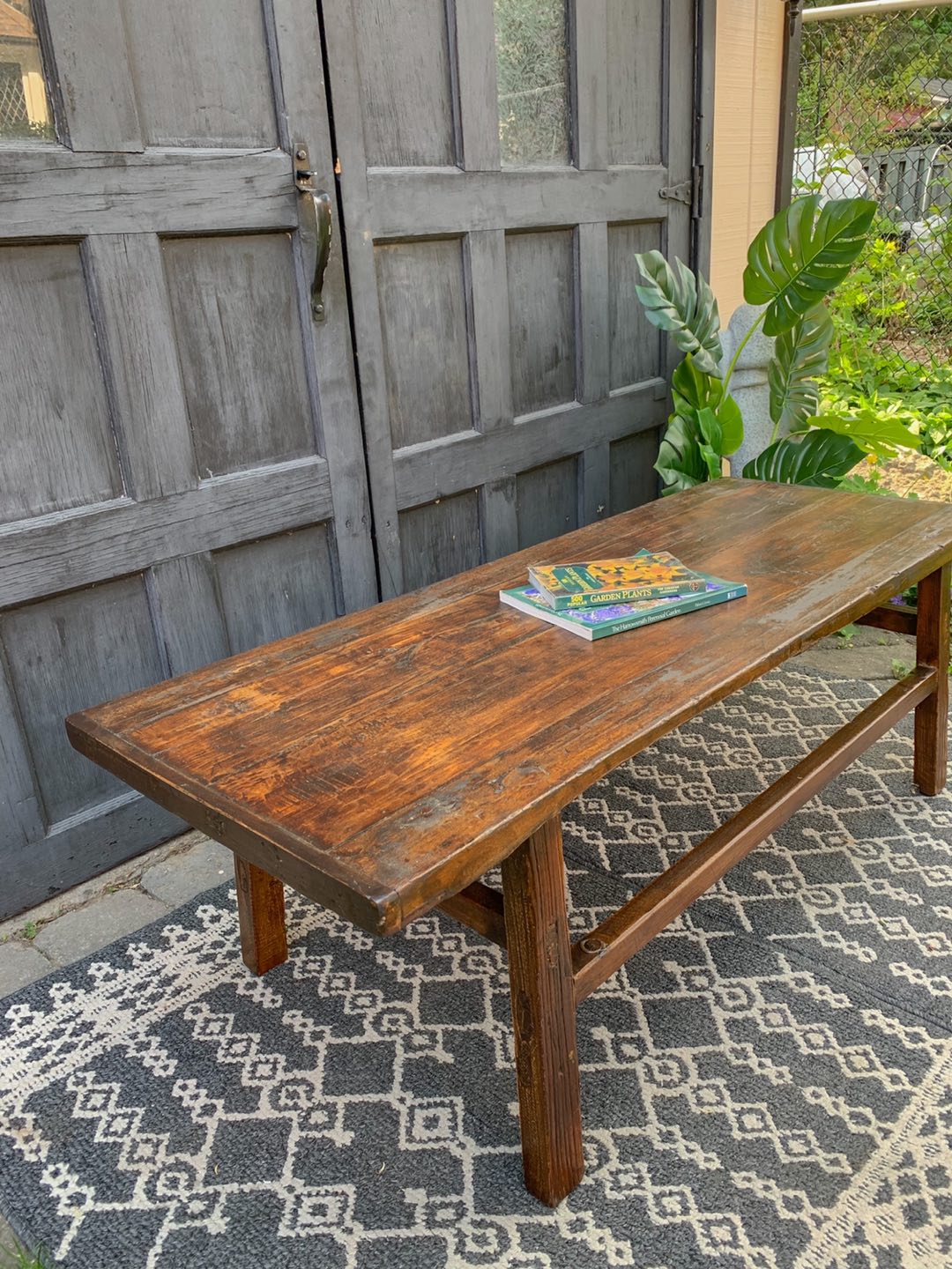 Rustic Solid Wood Coffee Table  - photo 2