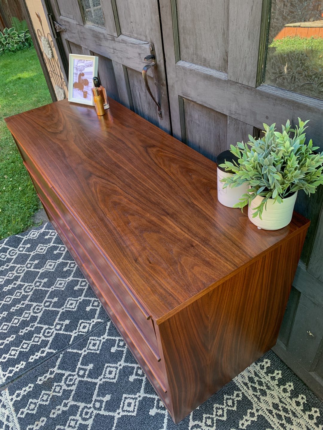MCM Walnut 6 Drawer Dresser  - photo 4