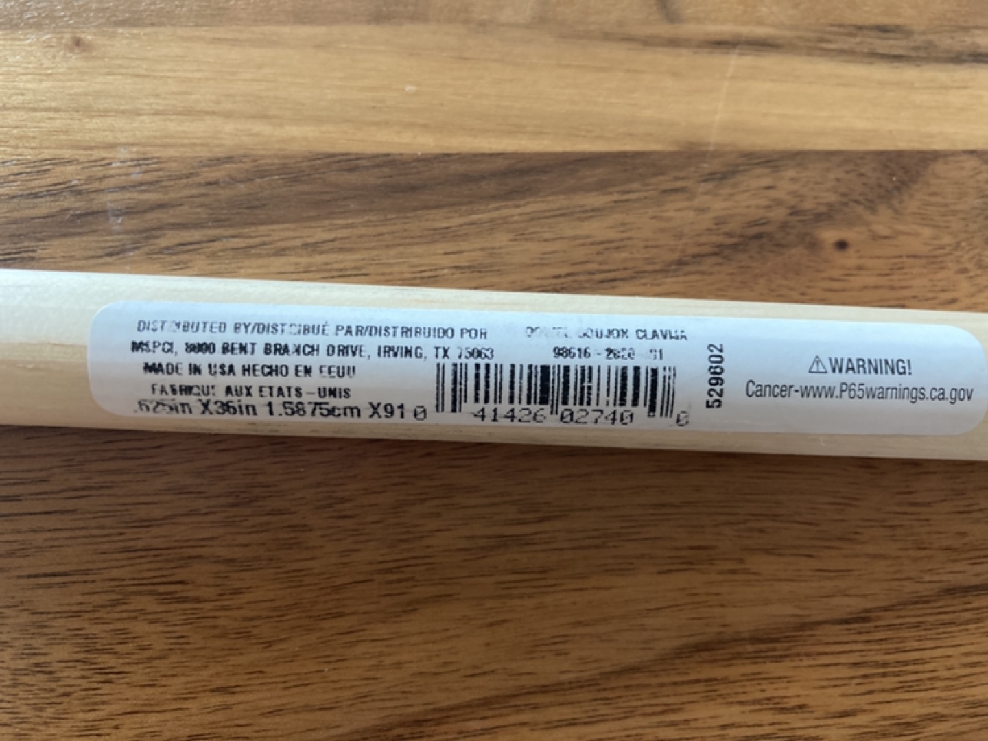Free wood rod