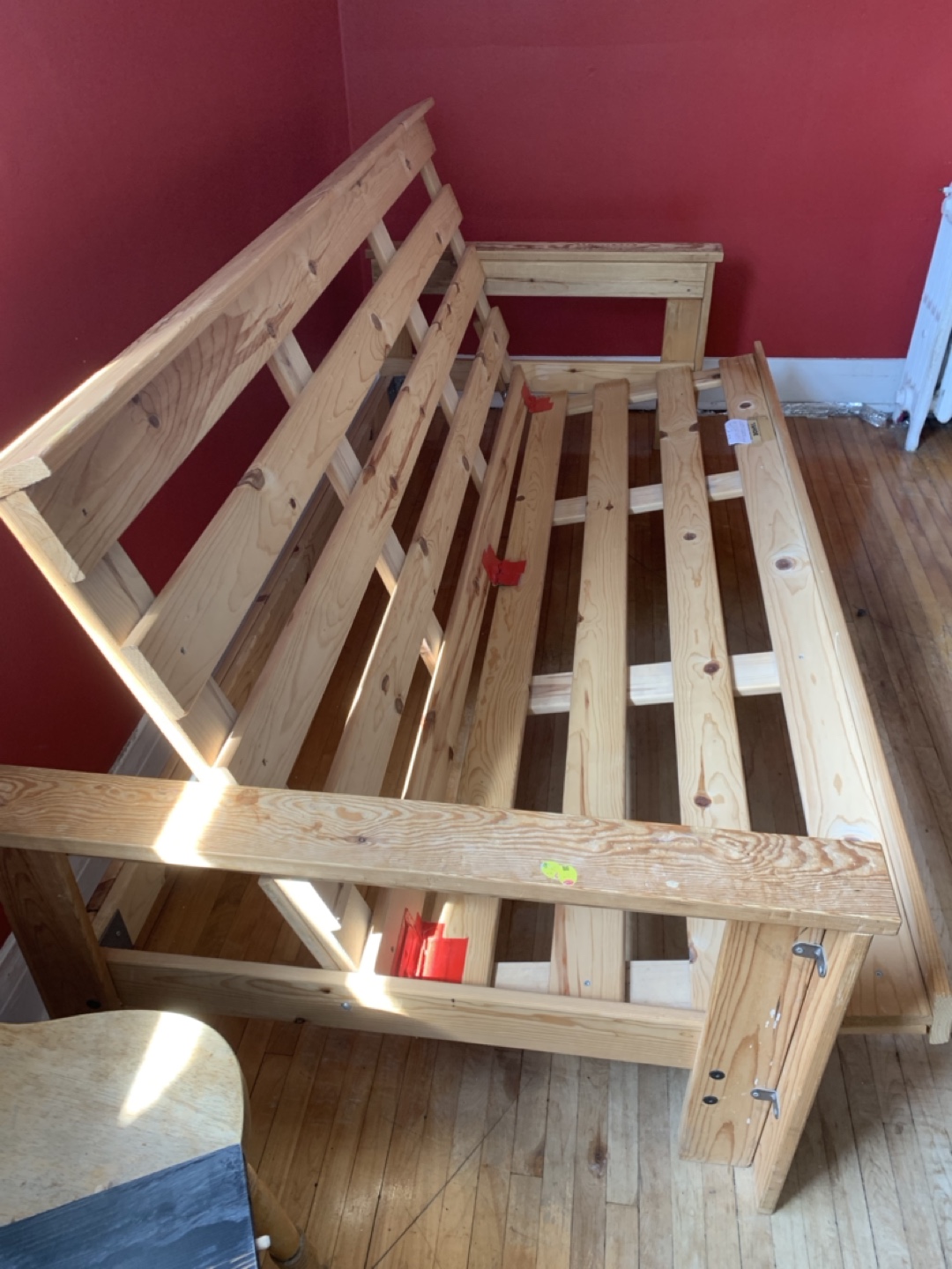 Solid wood futon bed 54”x84” - photo 2