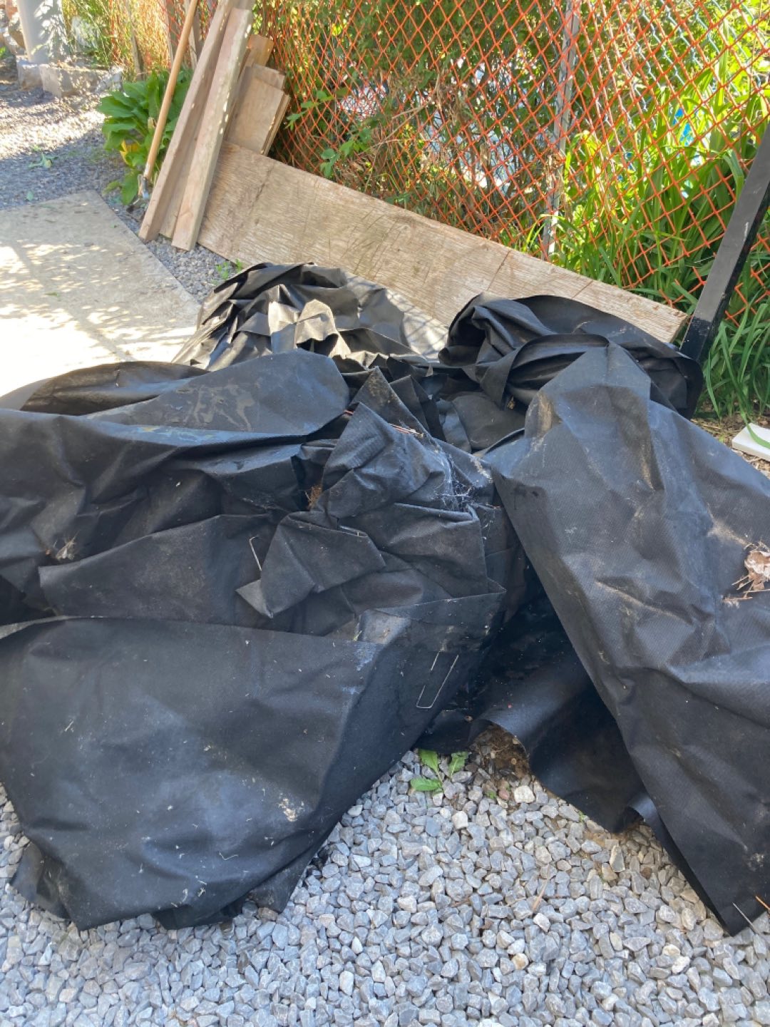 FREE landscape fabric - 350 square feet