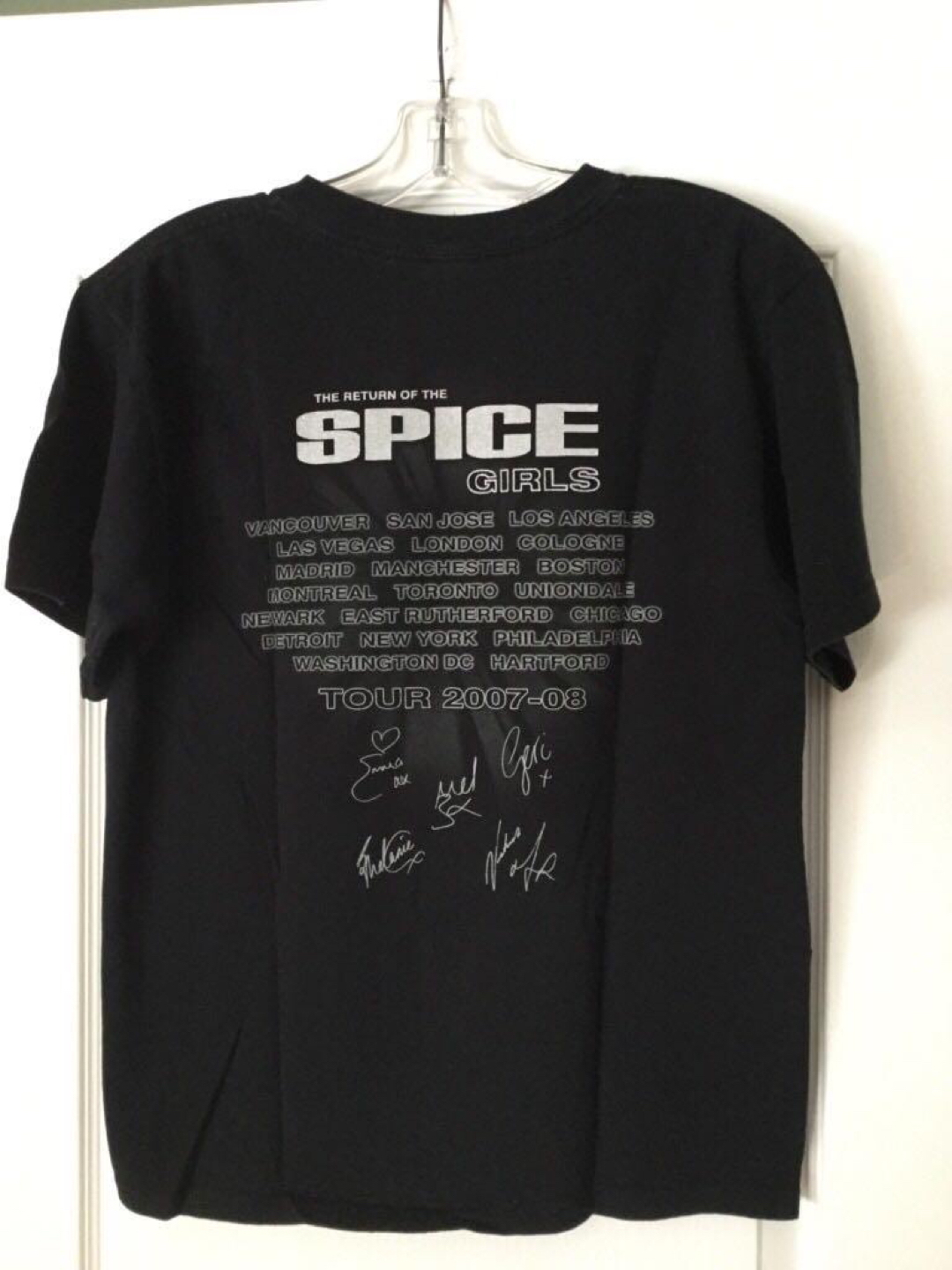 Spice girls Black crew-neck t-shirt. Size Medium.EUC. - photo 2