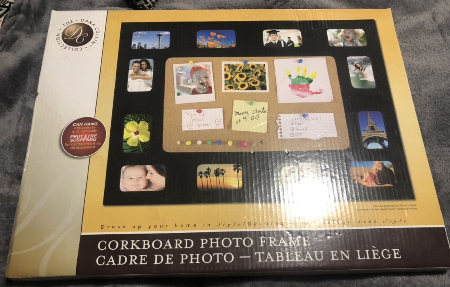 Corkboard Photo Frame New $10. PickUp: Eglinton-Mt.Pleasant 
