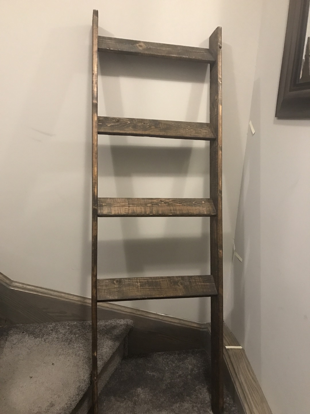 New Wood towel rack 