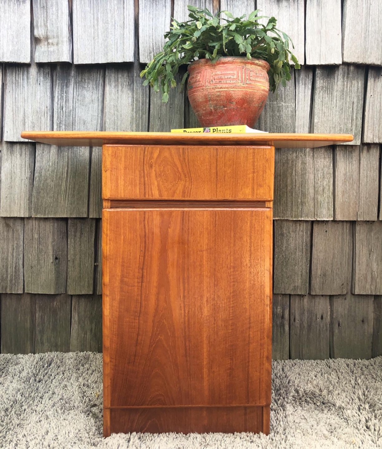 Teak mid century modern hall table/entrance table  thumbnail