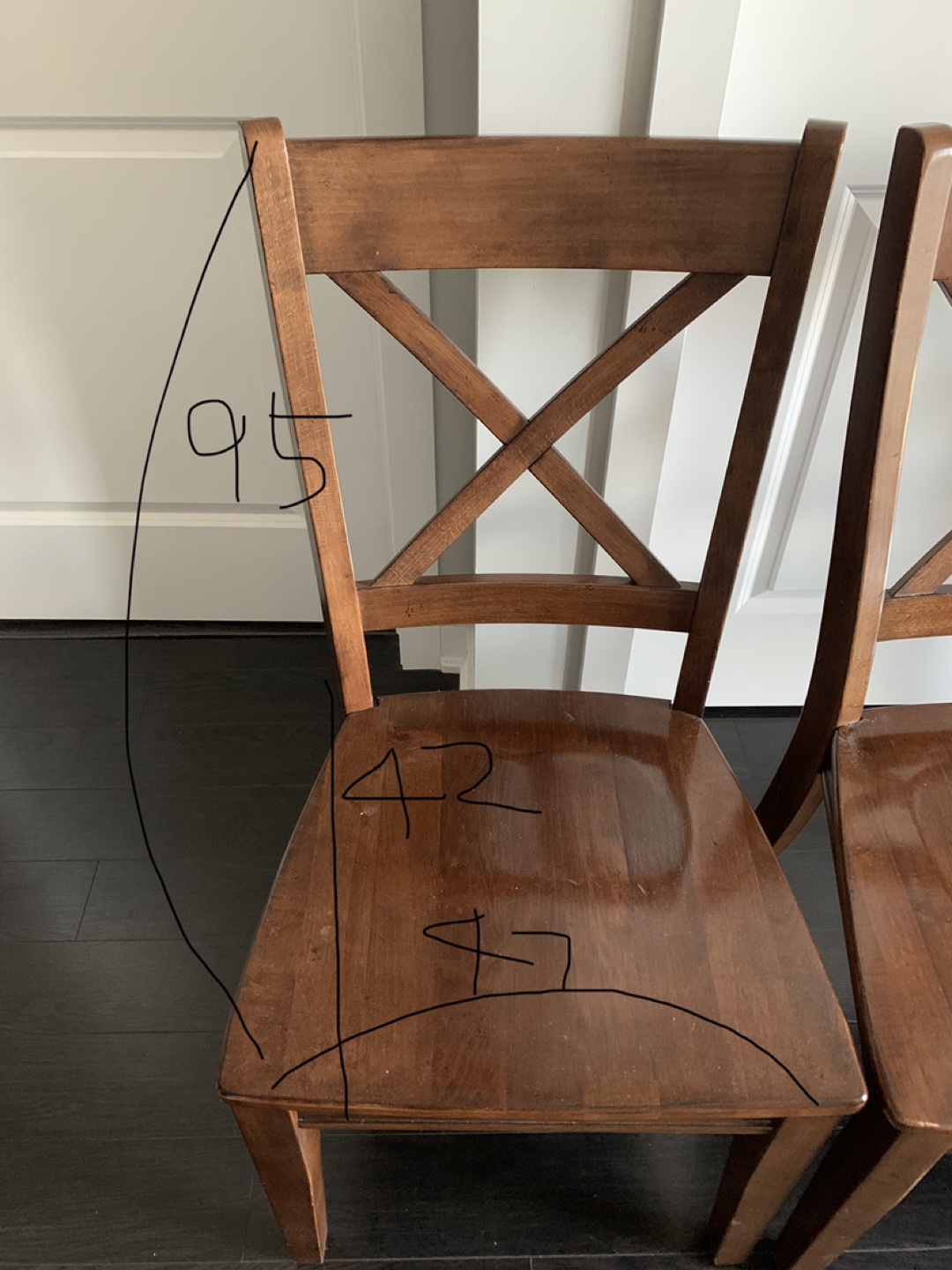 Wooden 3chairs - photo 4