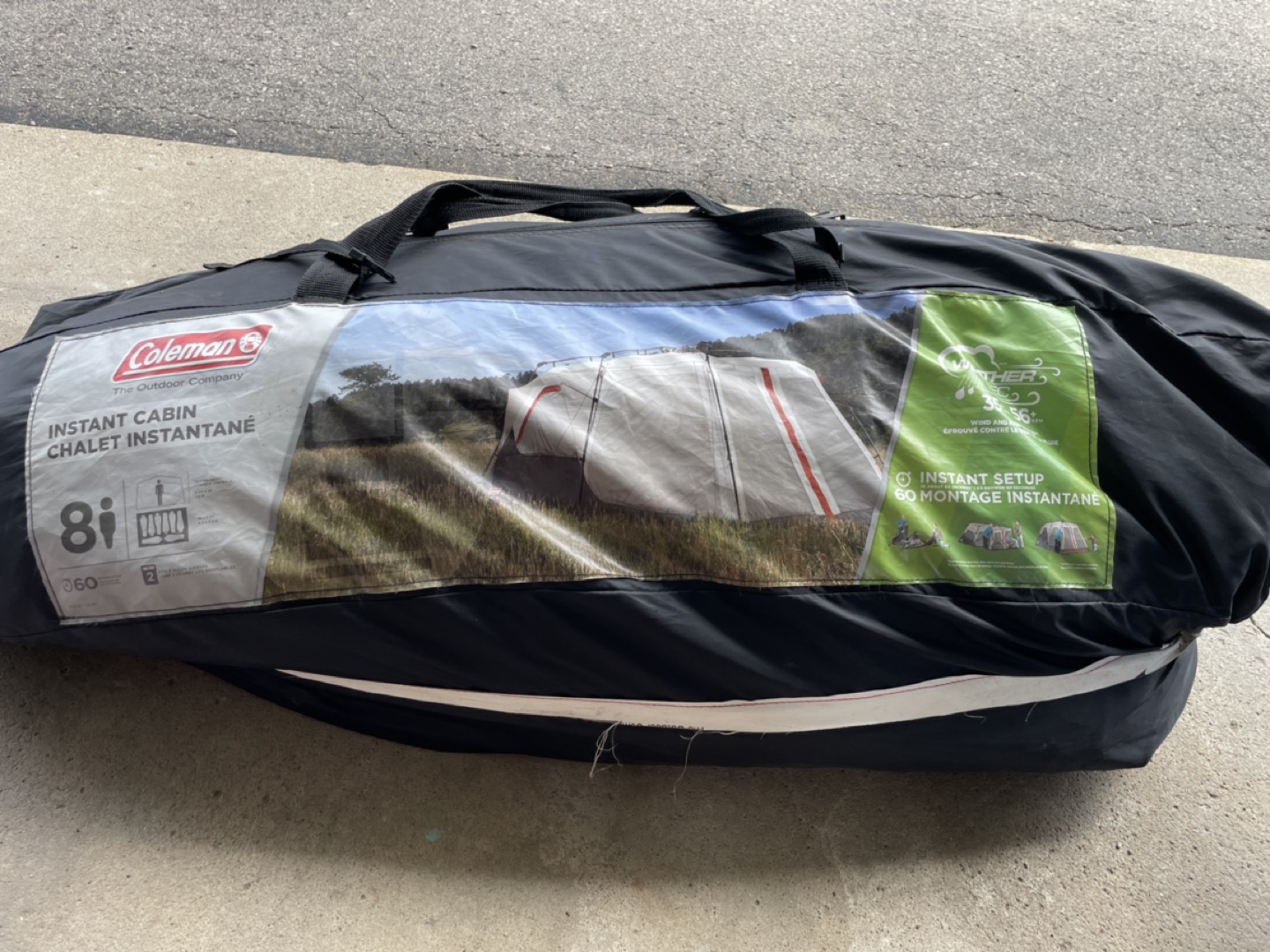 Coleman instant tent 8 people