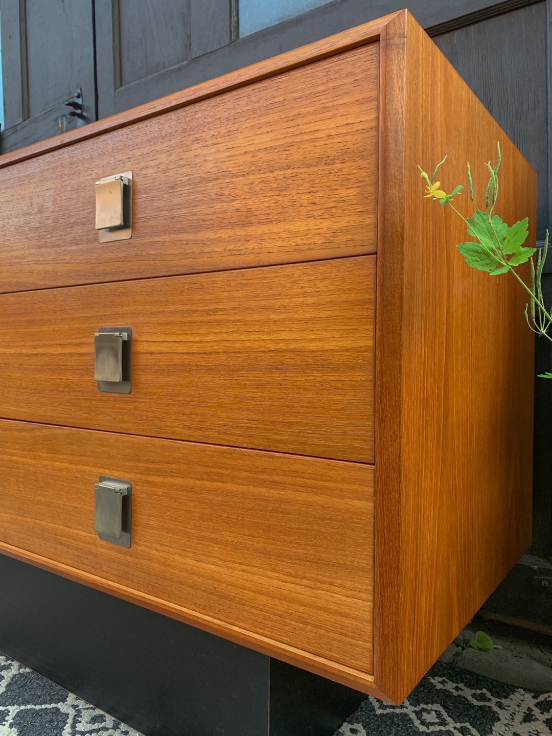 Teak MCM 9 Drawer Dresser/ Credenza  - photo 4