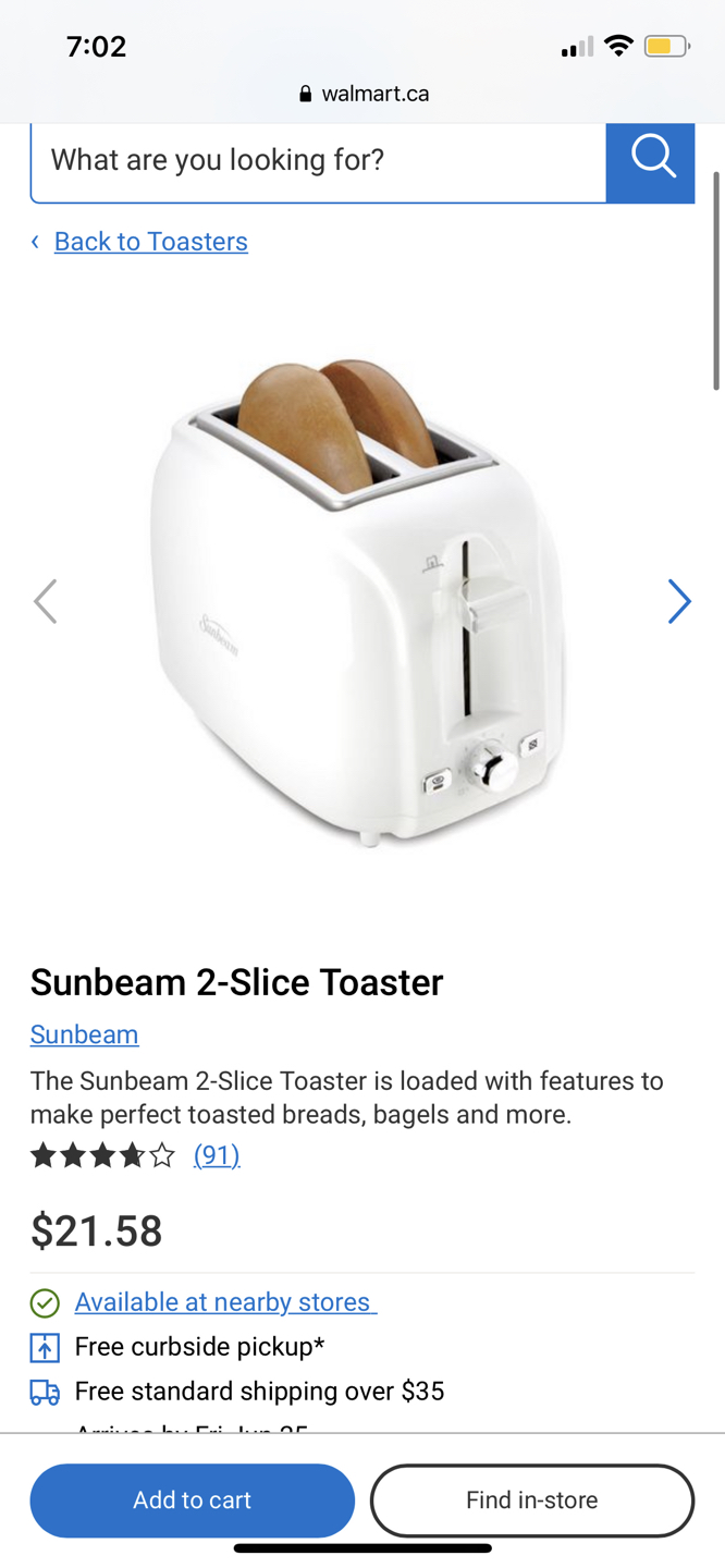 Sunbeam toaster - photo 2