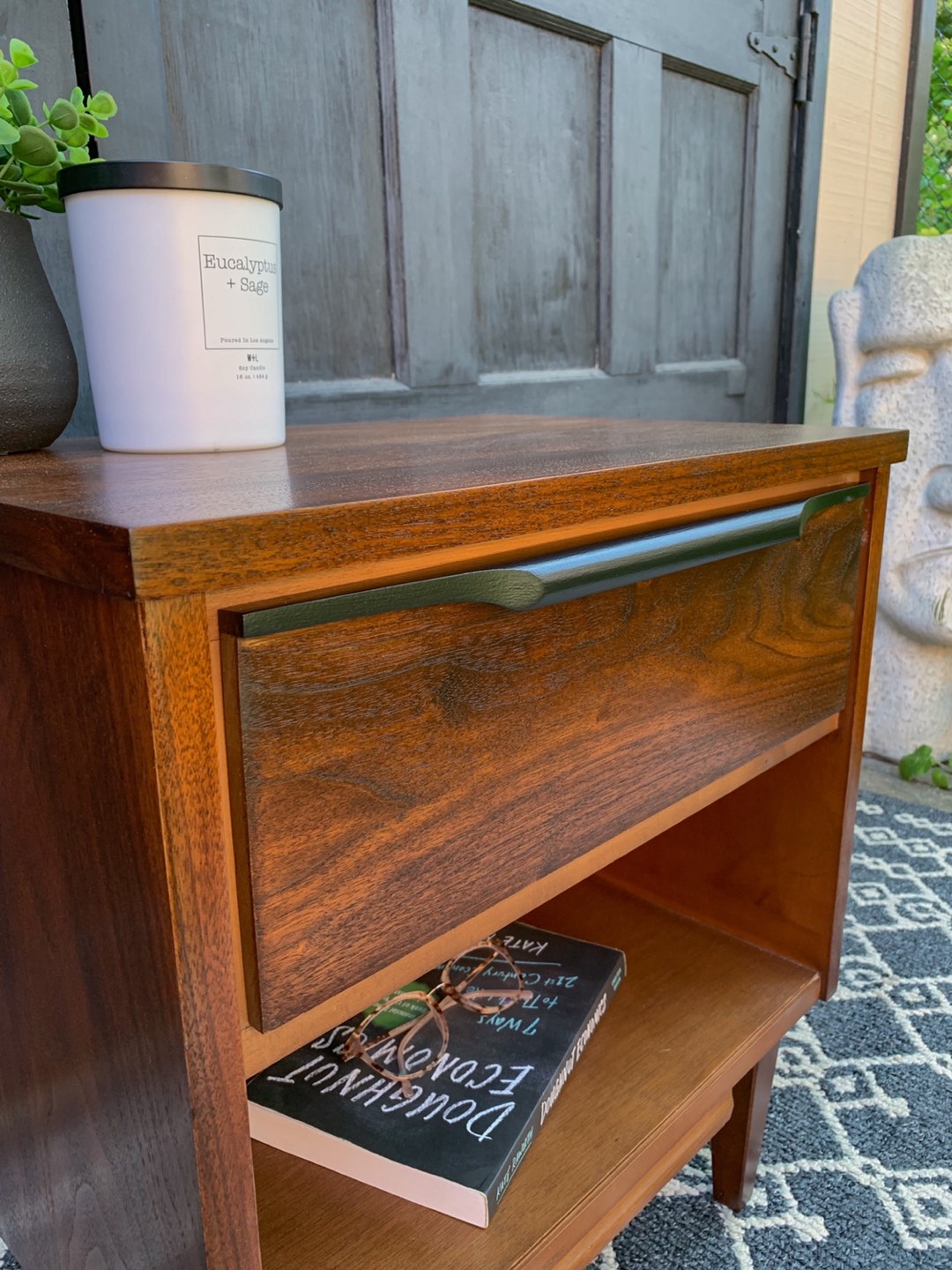 MCM Walnut Nightstand  - photo 5