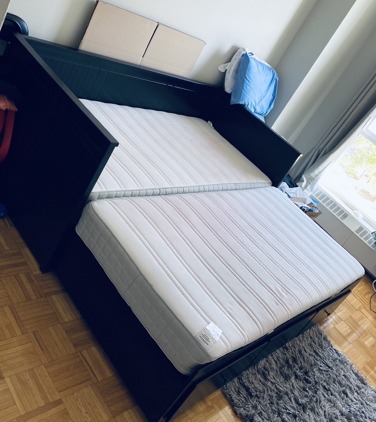 IKEA bed with storage 