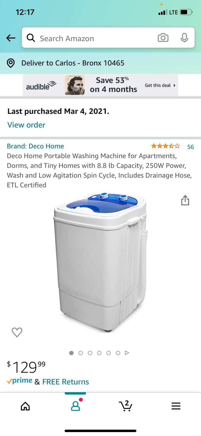 Portable washing machine in one 