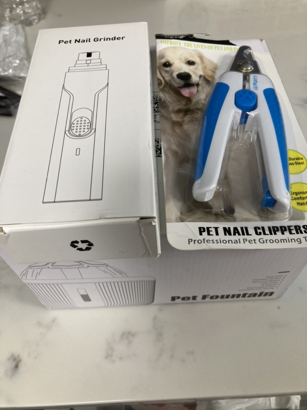 Dog nail grinder, nail clippers, pet fountain - new - photo 4