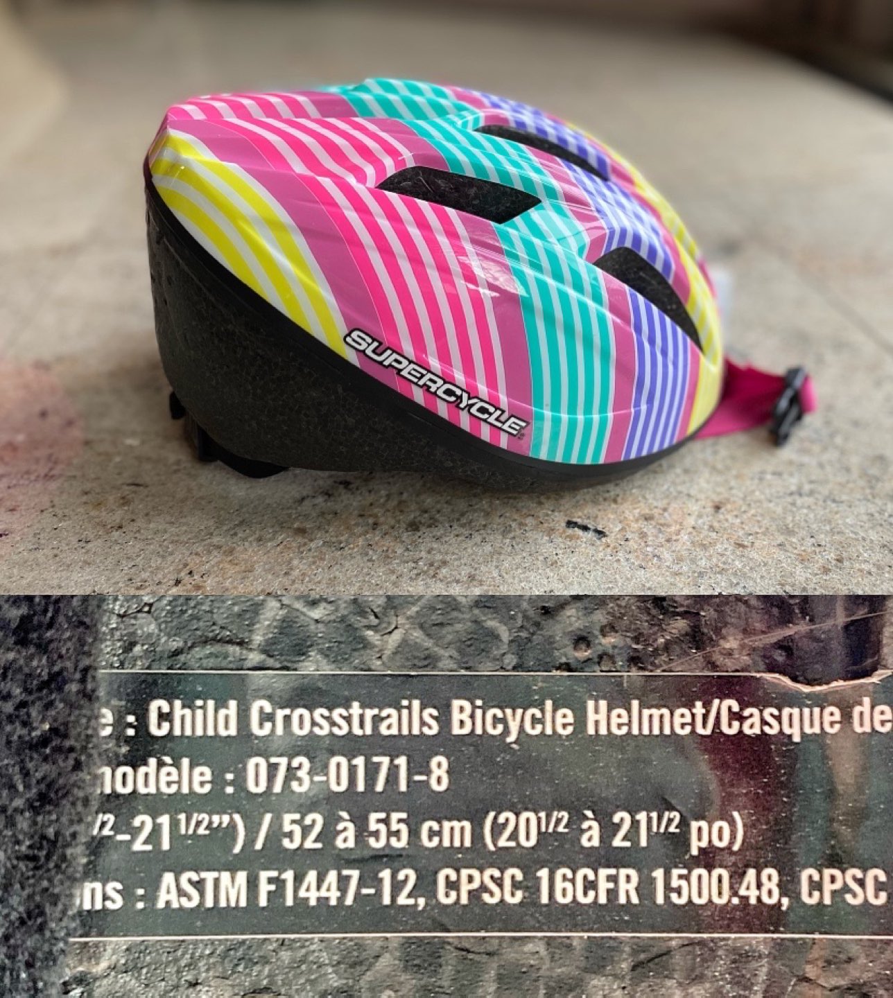 Girls helmet