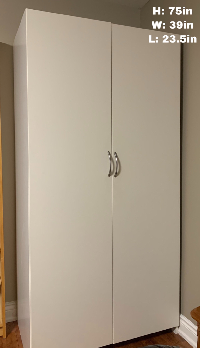 Ikea White Closet Cabinet thumbnail