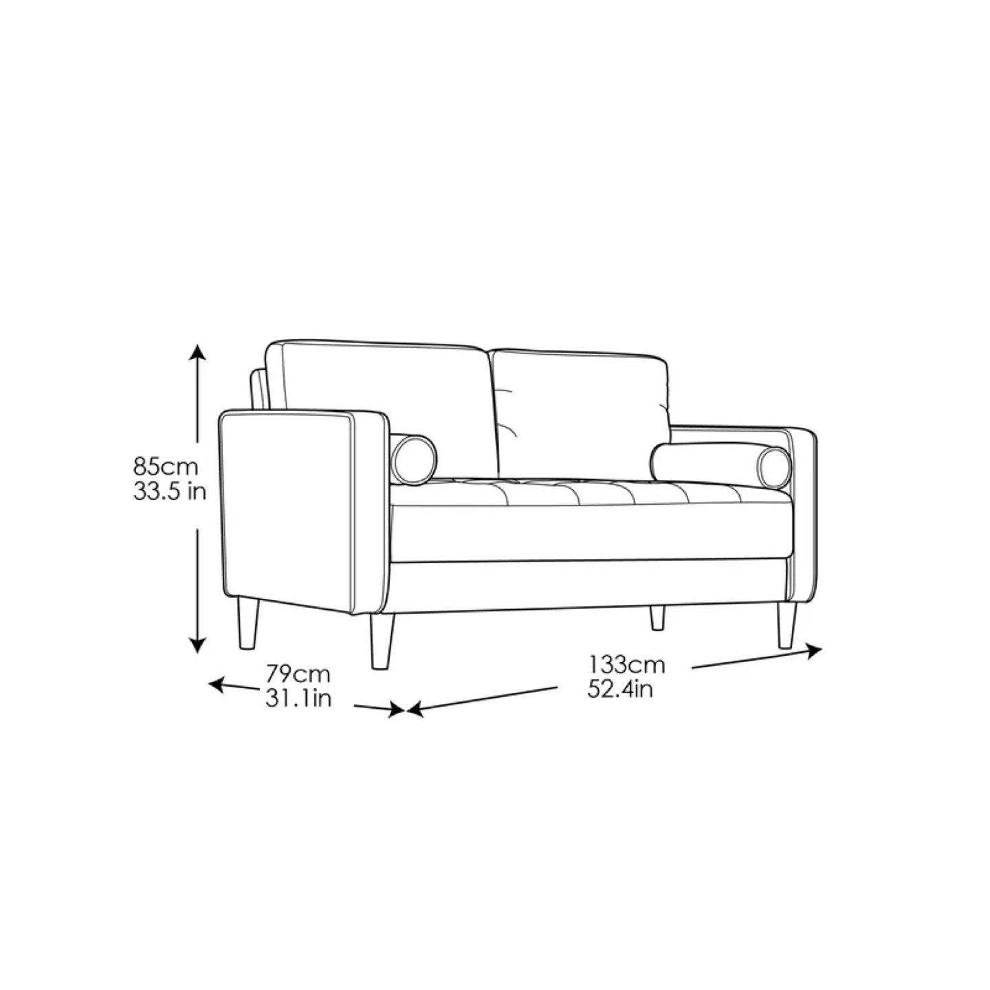 Navy sofa  - photo 4