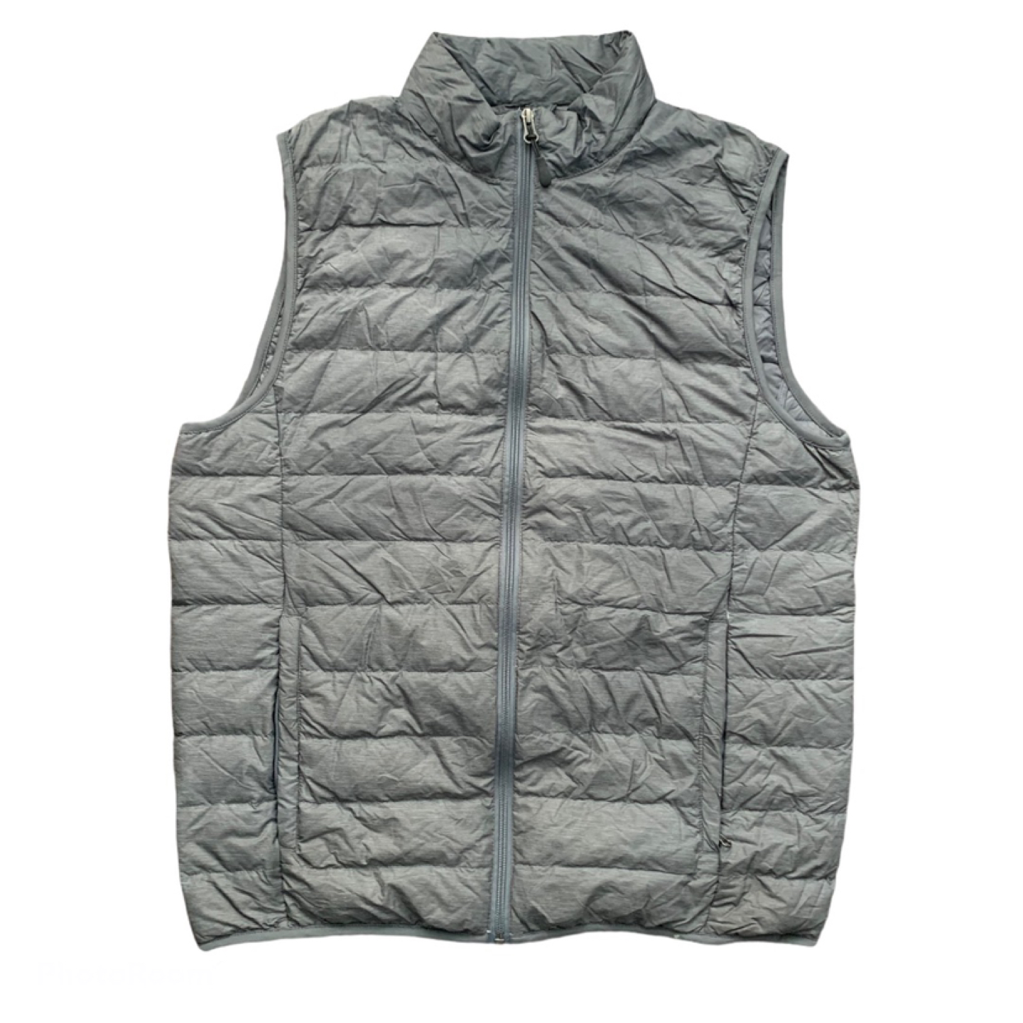 Down Filled Waterproof Puffer Vest Grey Women’s M 32 Degrees