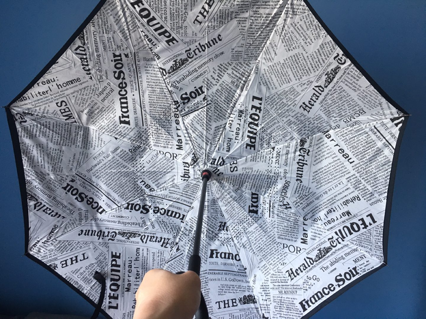 NEW Inverted, Windproof, Reverse Umbrella image indicator(2)