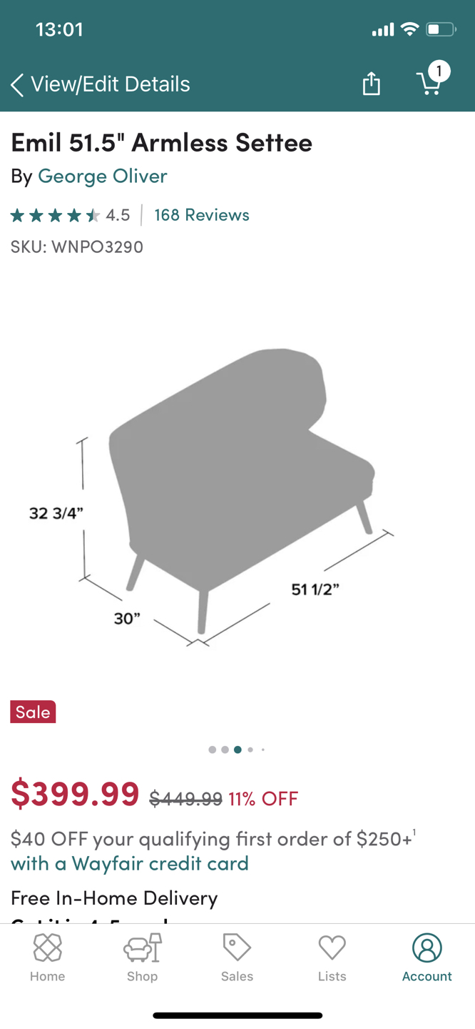 Settee / couch - photo 5