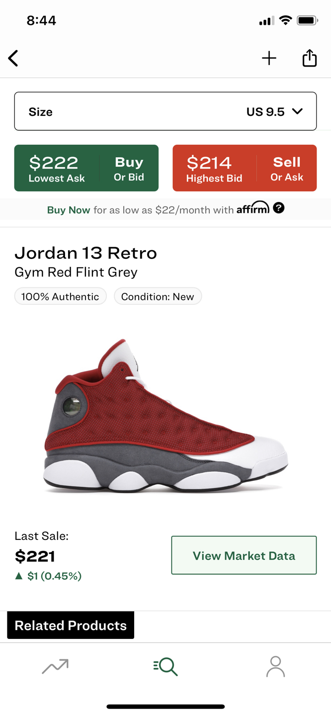 Nike Air Jordan 13 Grey Toe - Men’s size 9.5 - photo 5