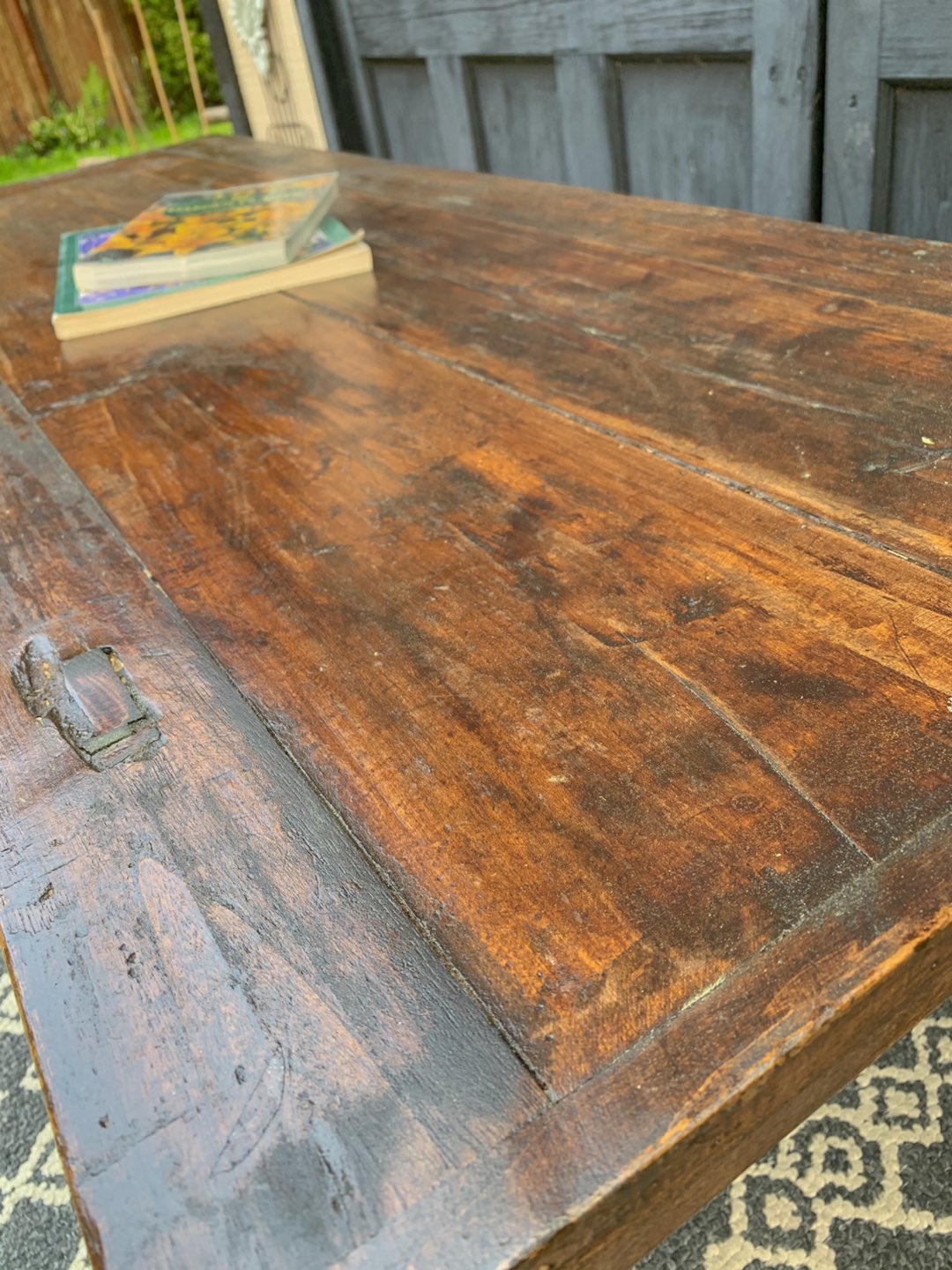 Rustic Solid Wood Coffee Table  - photo 4