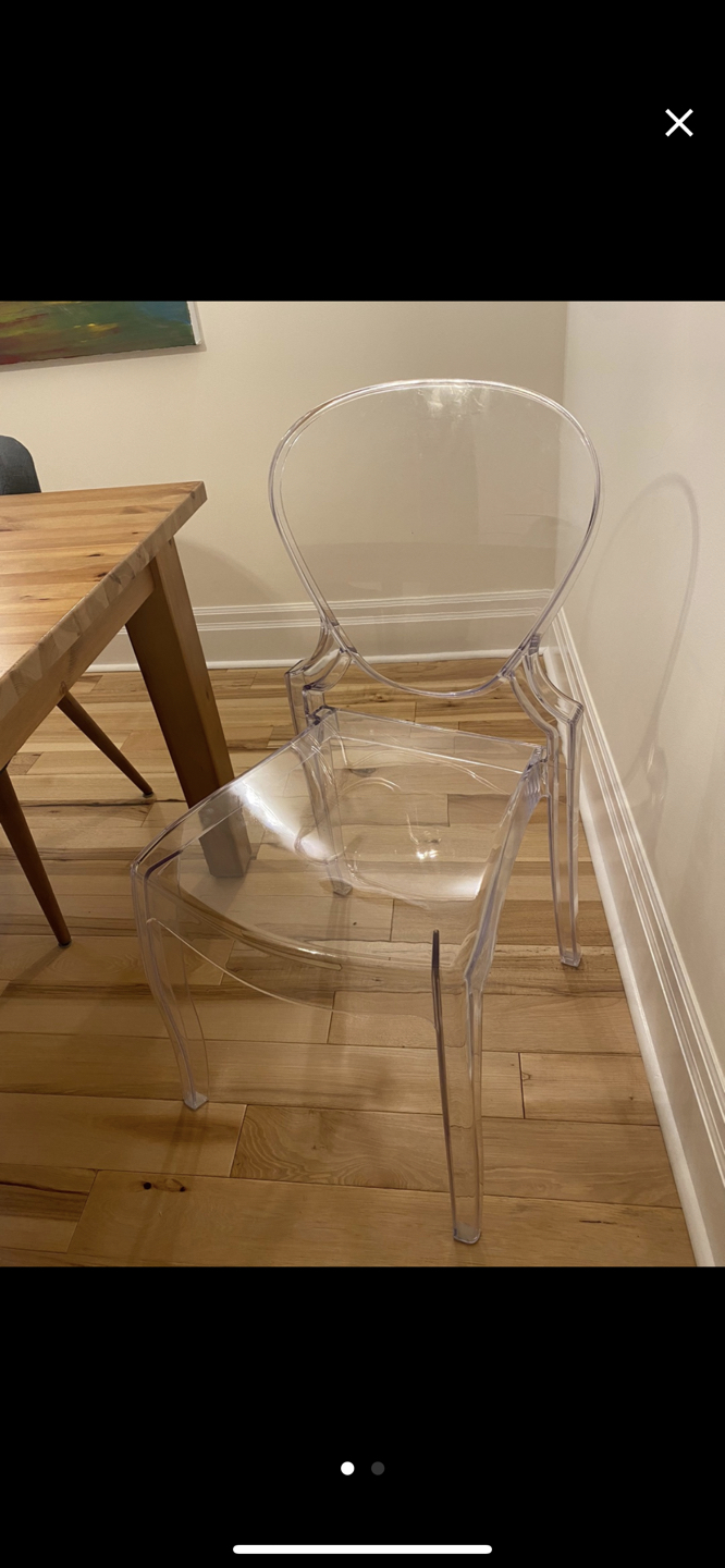 4 Pedrali Ghost Chairs thumbnail