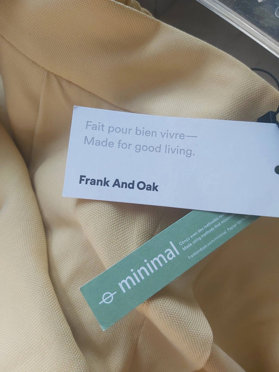 CRUISE!!! Frank & Oak dress shorts, size12, lining, tencel. image indicator(4)