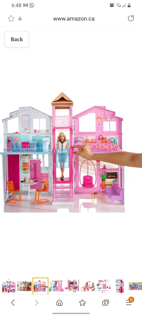 3-STORY Barbie townhouse thumbnail