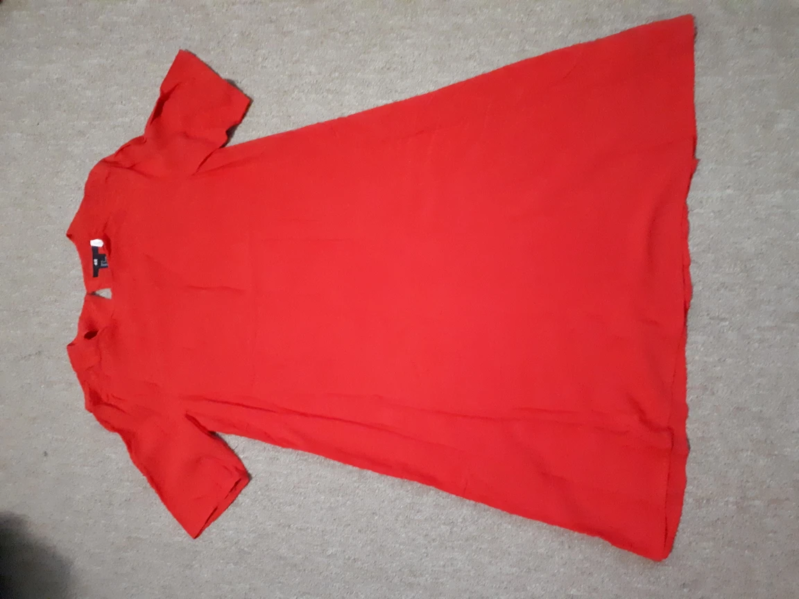 red dress